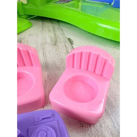 Fisher Price Little People 2008 Happy Sounds Home Furniture Baby Mom High Chair - Picture 5 of 16